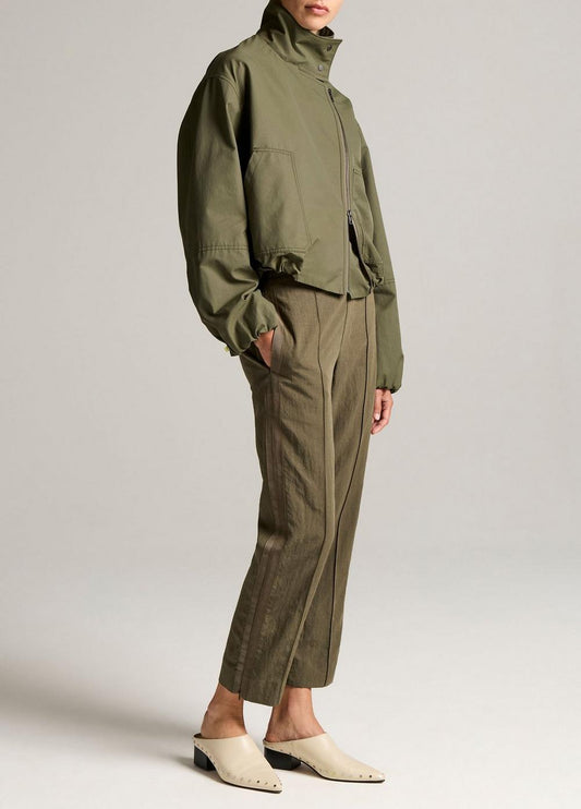 Vince Grace Side-Strap Mid-Rise Pull-On Pant - Trousers