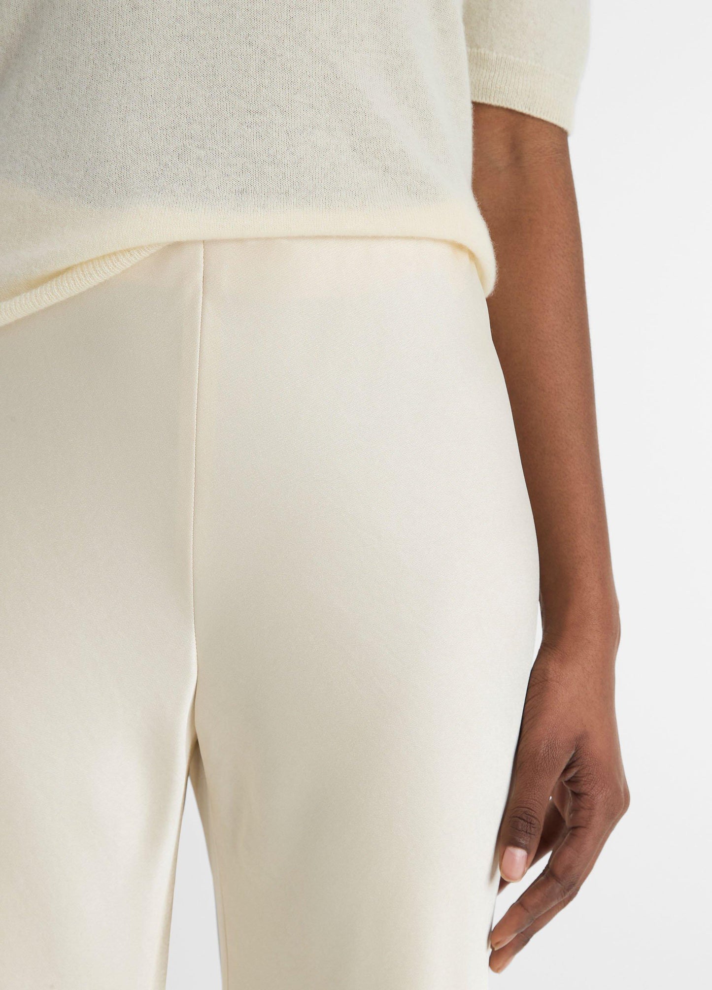 Vince Colette High-Rise Fluid Satin Bias Pant - Pants
