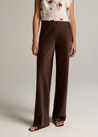 Vince Colette High-Rise Fluid Satin Bias Pant - Trousers