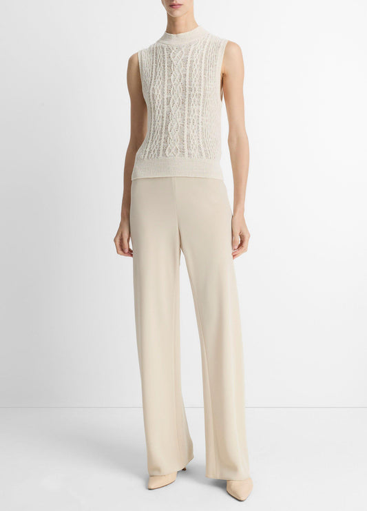Vince Colette High-Rise Crepe Bias Pant - Trousers