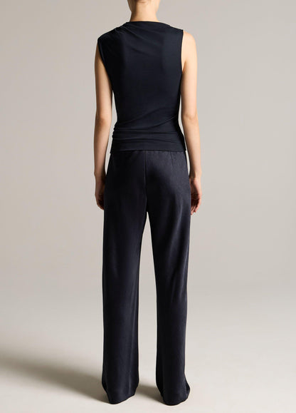 Vince Colette High-Rise Fluid Satin Bias Pant - Trousers
