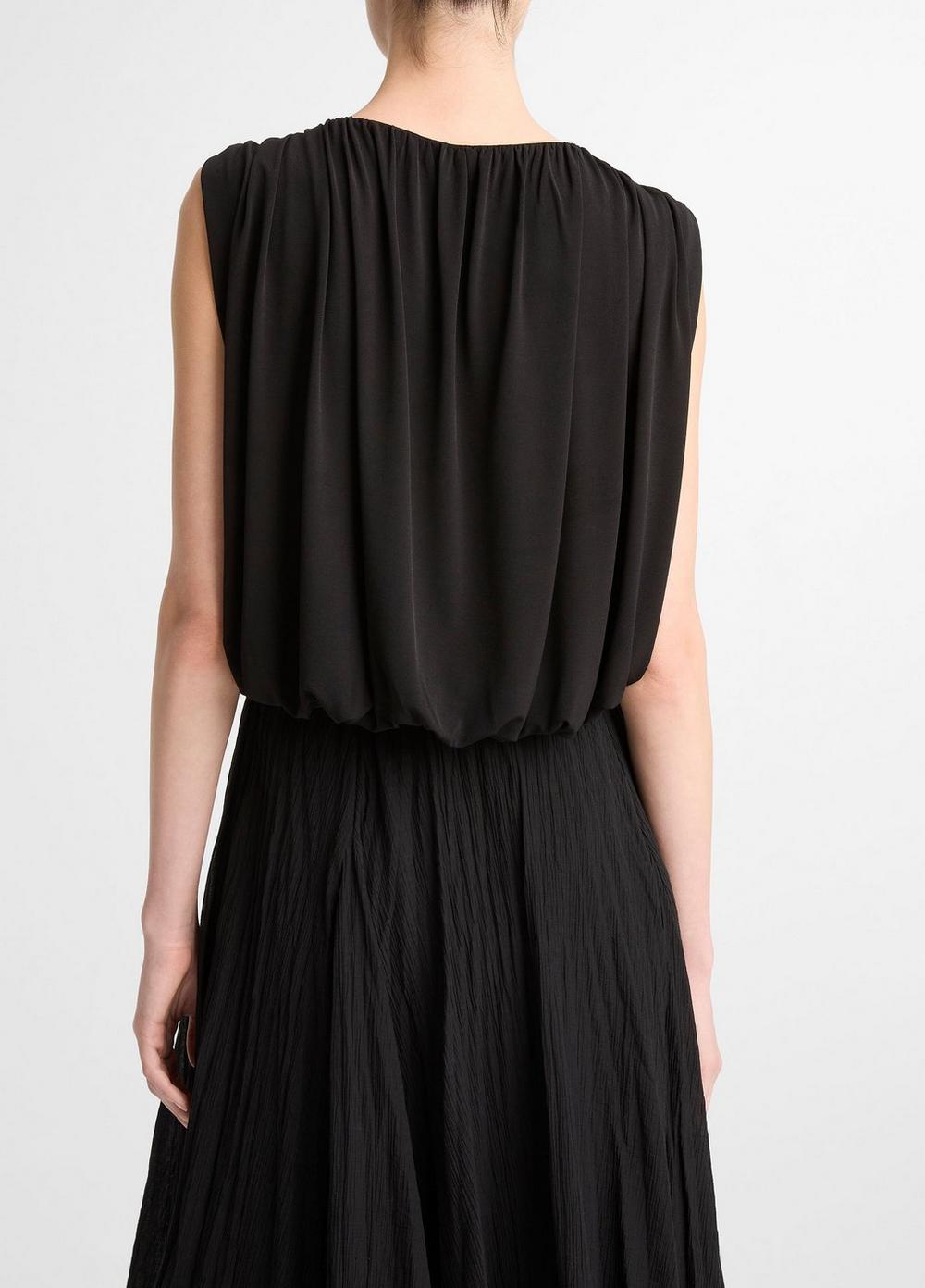 Vince Matte Jersey Bubble Top - Tank Tops