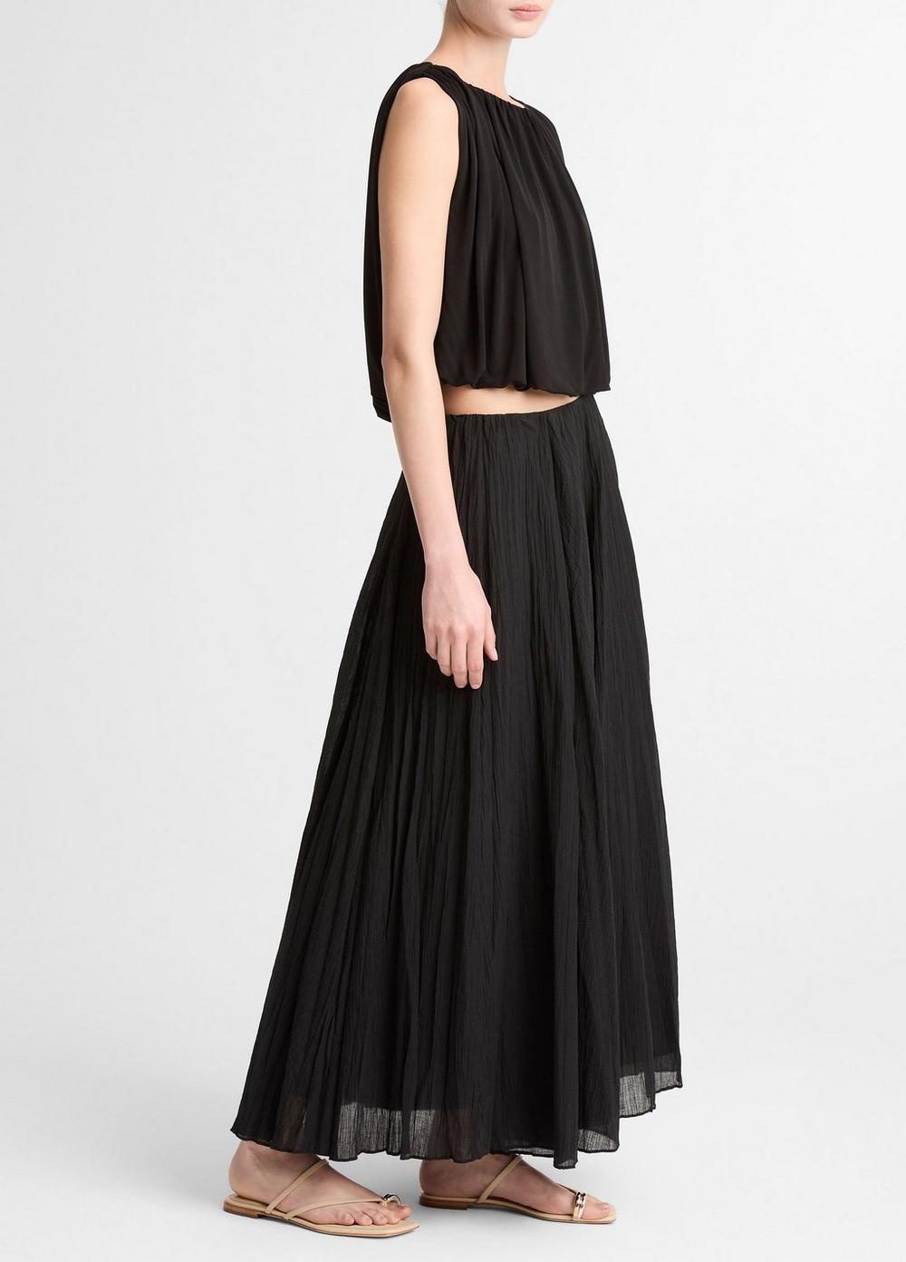 Vince Matte Jersey Bubble Top - Tank Tops