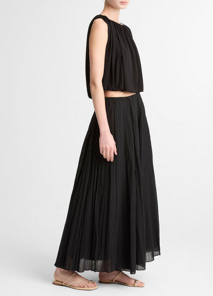 Vince Matte Jersey Bubble Top - Tank Tops