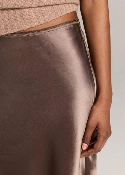 Vince Lingerie-Trim Short Satin Slip Skirt - Skirts