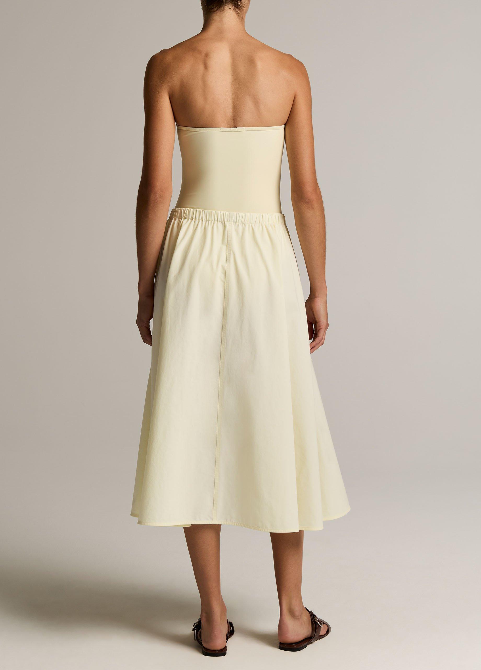 Vince Cotton Full Skirt - Skirts