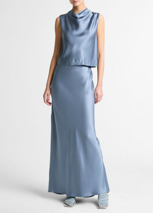 Vince Satin Maxi Slip Skirt - Skirts
