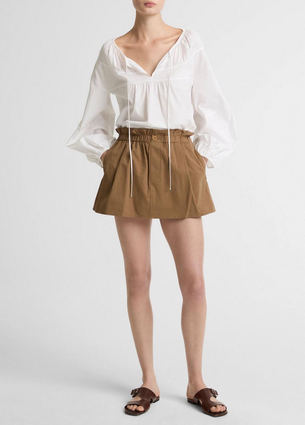Vince Cotton Pull-On Skort - Skirts