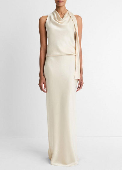Vince Satin Bias Column Skirt - Skirts