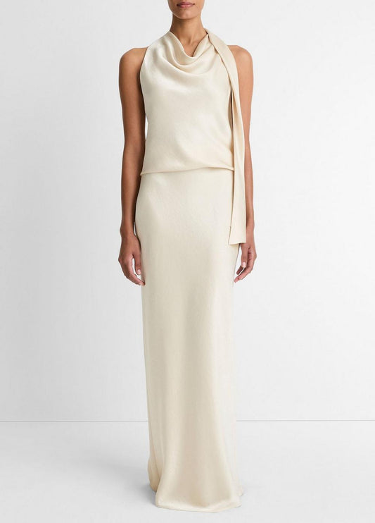 Vince Satin Bias Column Skirt - Skirts