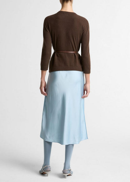 Vince Matte Satin Slip Skirt - Skirts