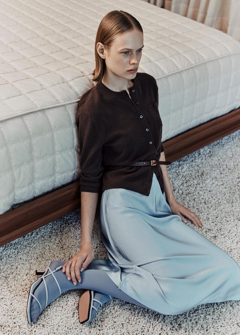 Vince Matte Satin Slip Skirt - Skirts