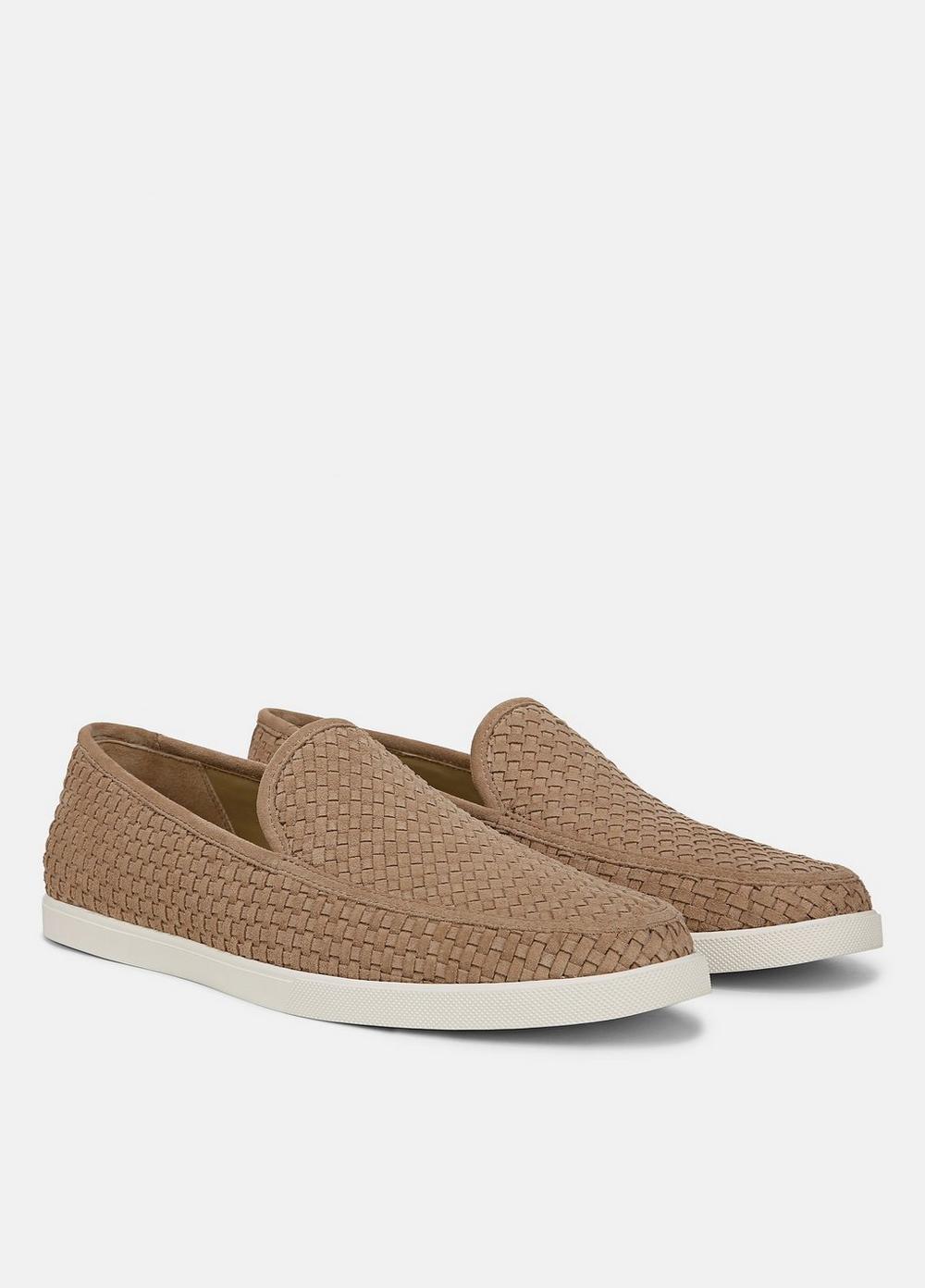 Vince Sonoma Woven Suede Loafer - Loafers