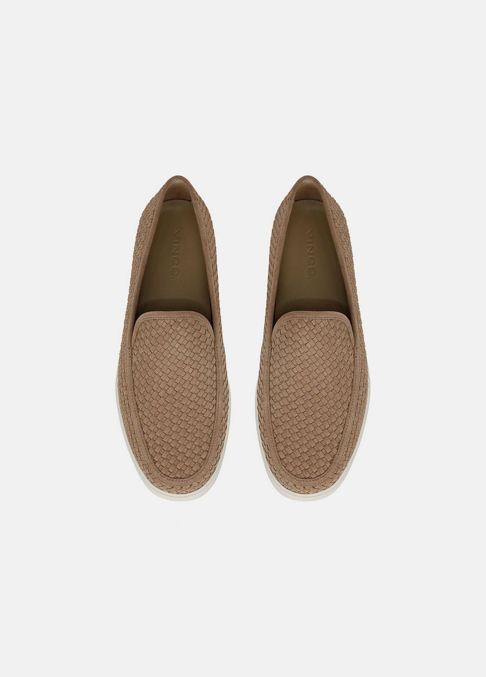 Vince Sonoma Woven Suede Loafer - Loafers