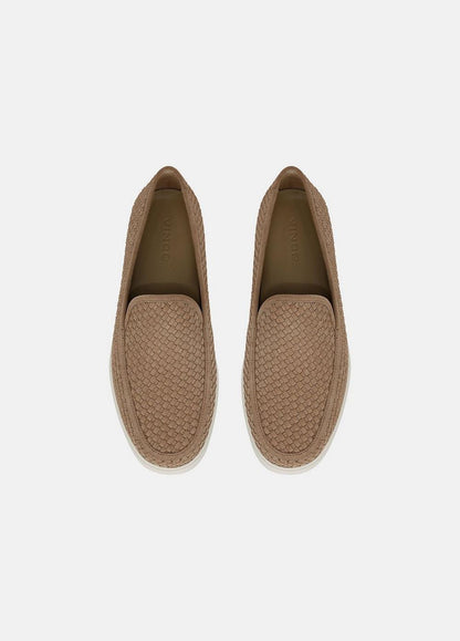 Vince Sonoma Woven Suede Loafer - Loafers