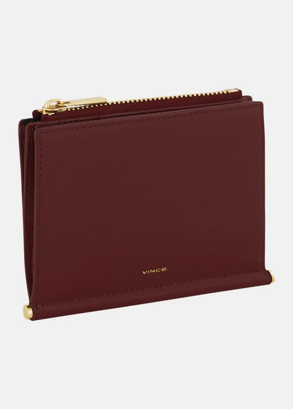 Vince Toggle Bar Leather Bifold Wallet - Wallets