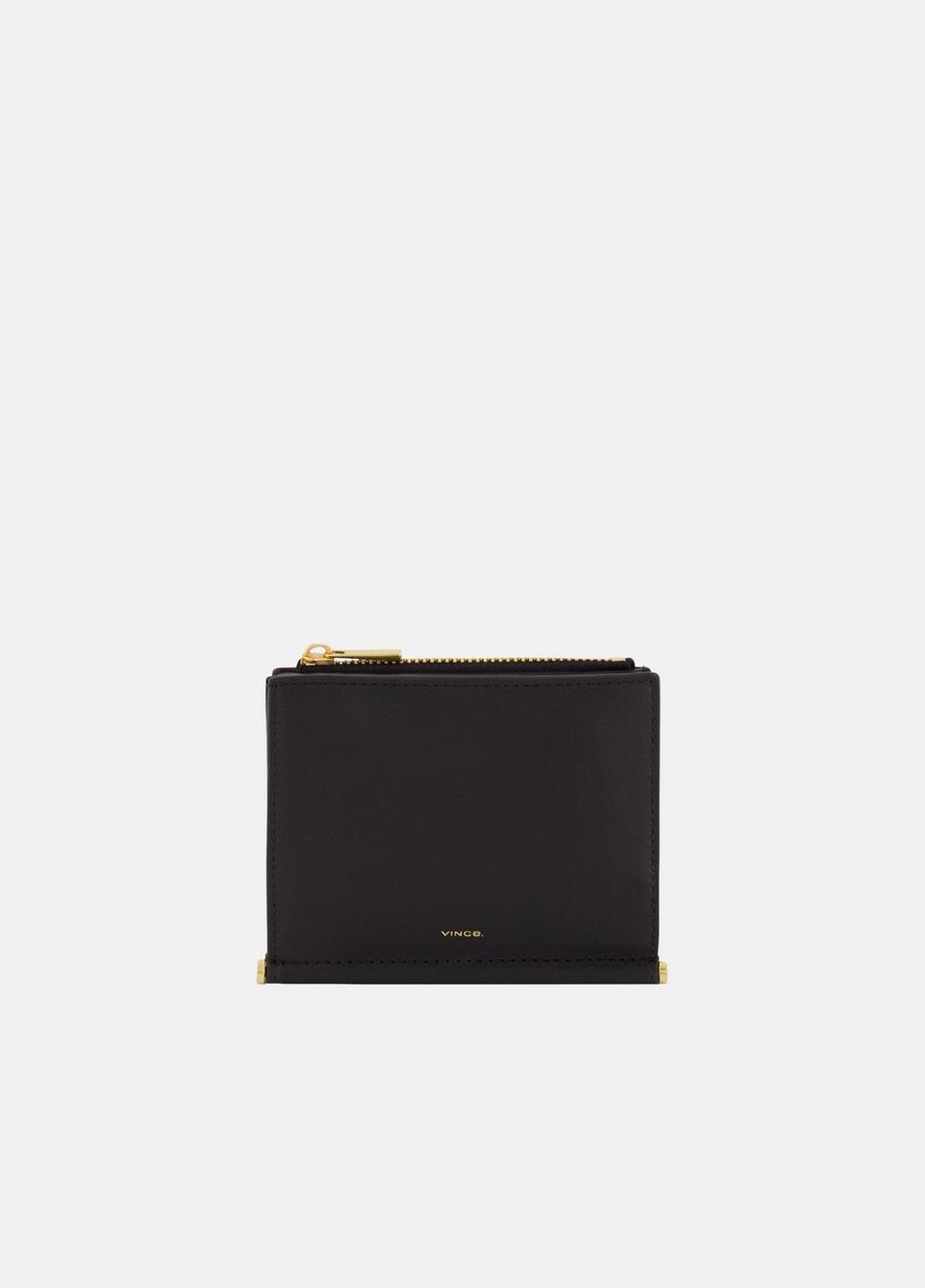 Vince Toggle Bar Leather Bifold Wallet - Wallets
