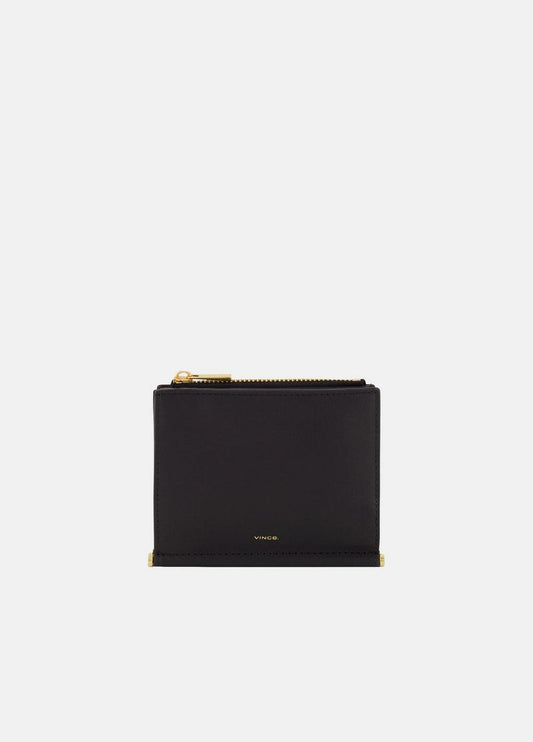Vince Toggle Bar Leather Bifold Wallet - Wallets