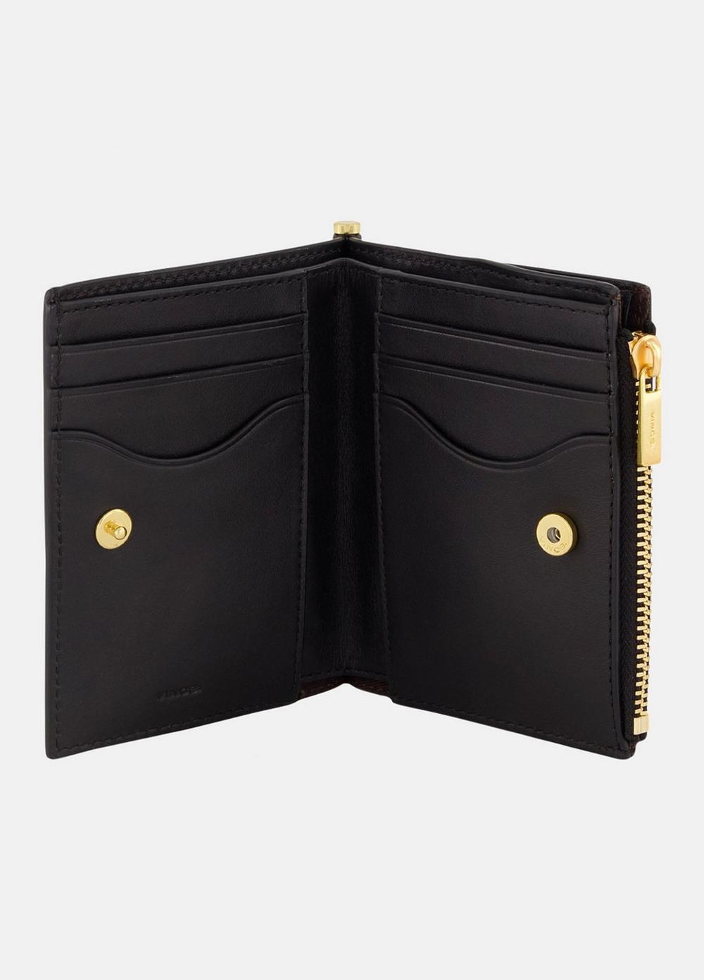 Vince Toggle Bar Leather Bifold Wallet - Wallets