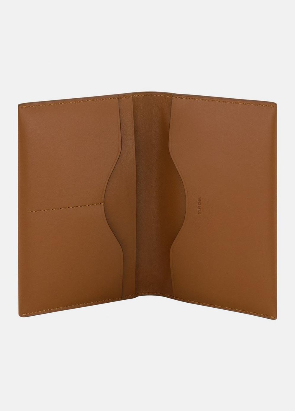Vince Nappa Leather Passport Case - Wallets