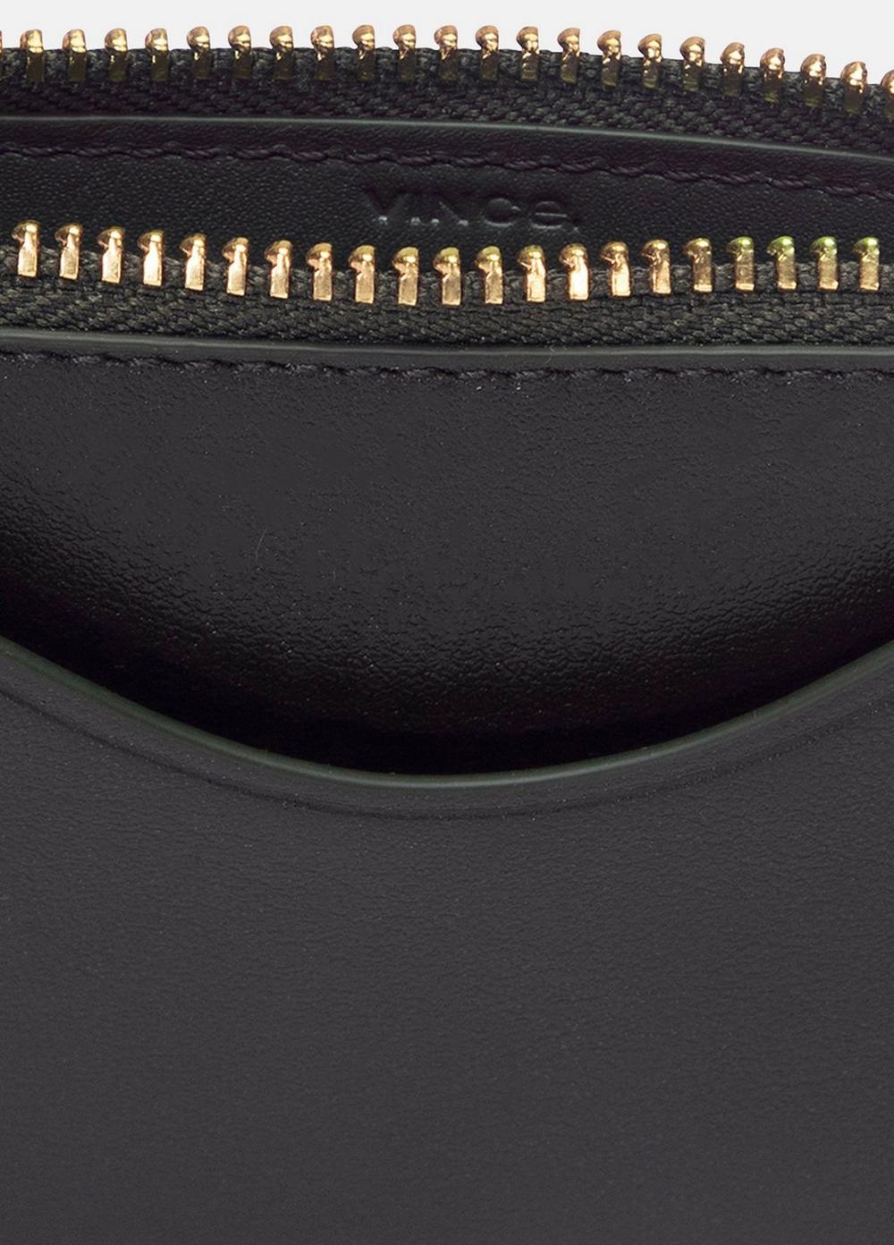Vince Leather Zip-Top Card Case - Wallets