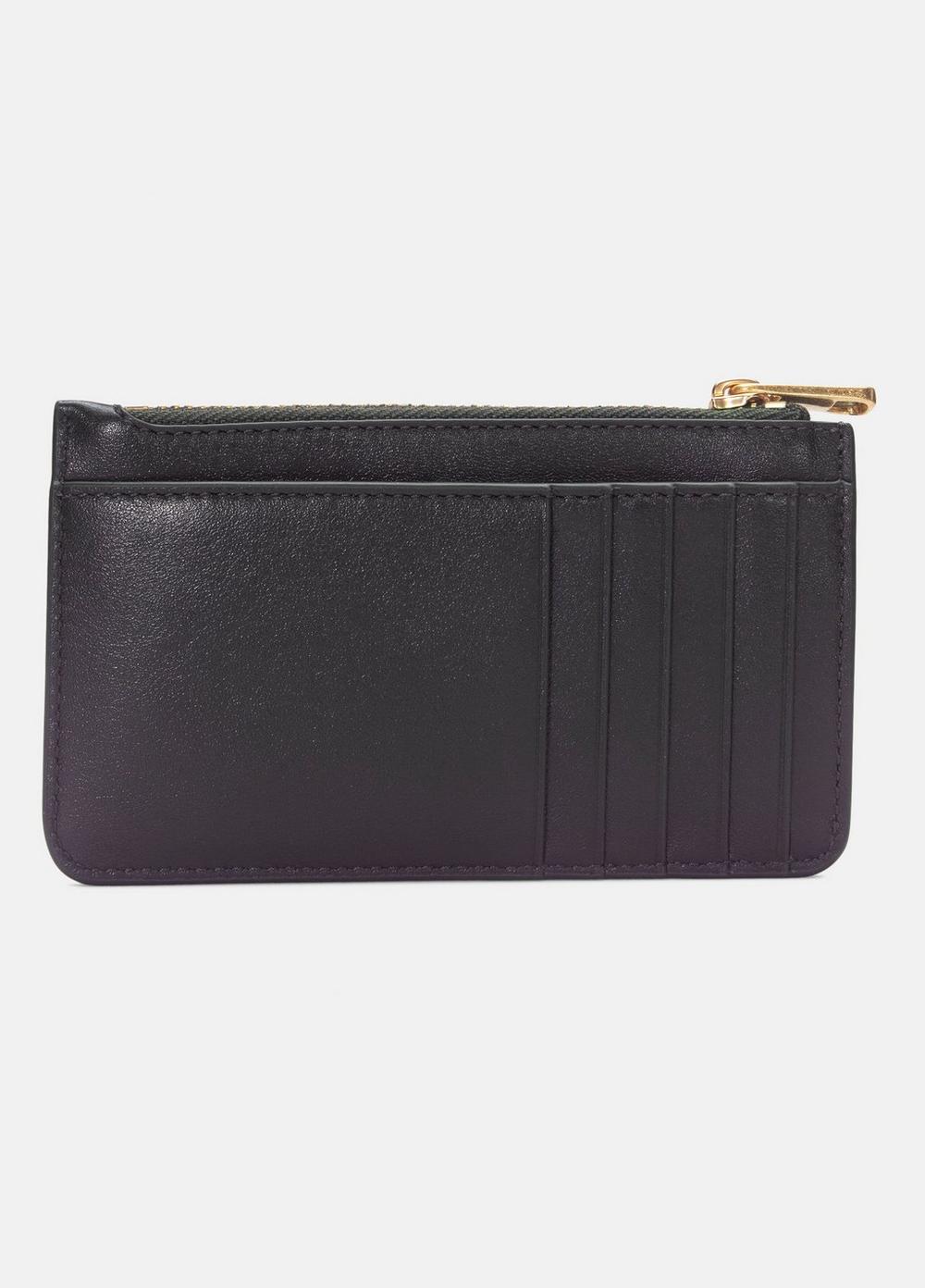 Vince Leather Zip-Top Card Case - Wallets