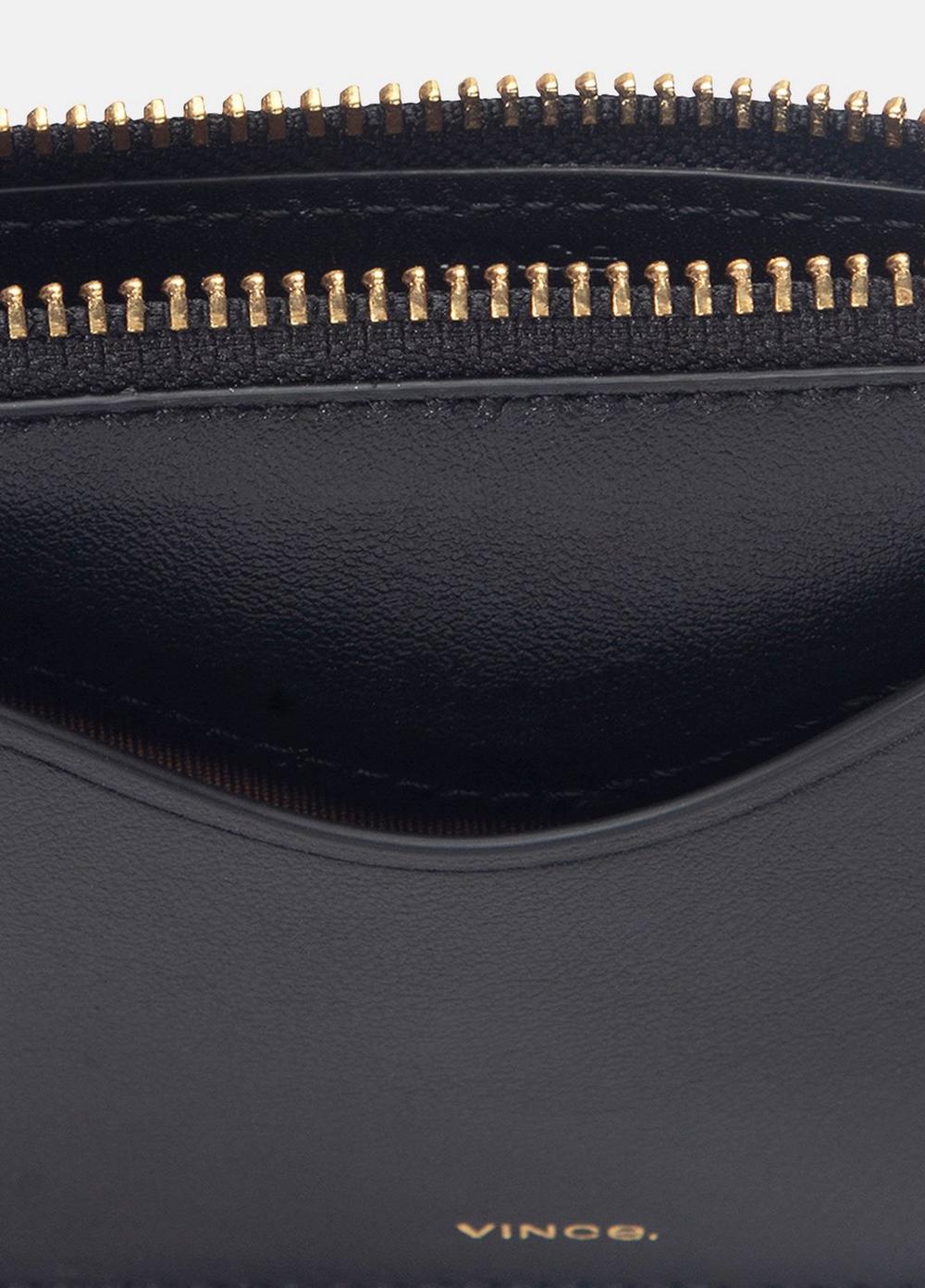 Vince Leather Zip-Top Card Case - Wallets