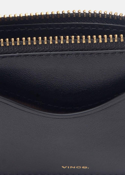 Vince Leather Zip-Top Card Case - Wallets