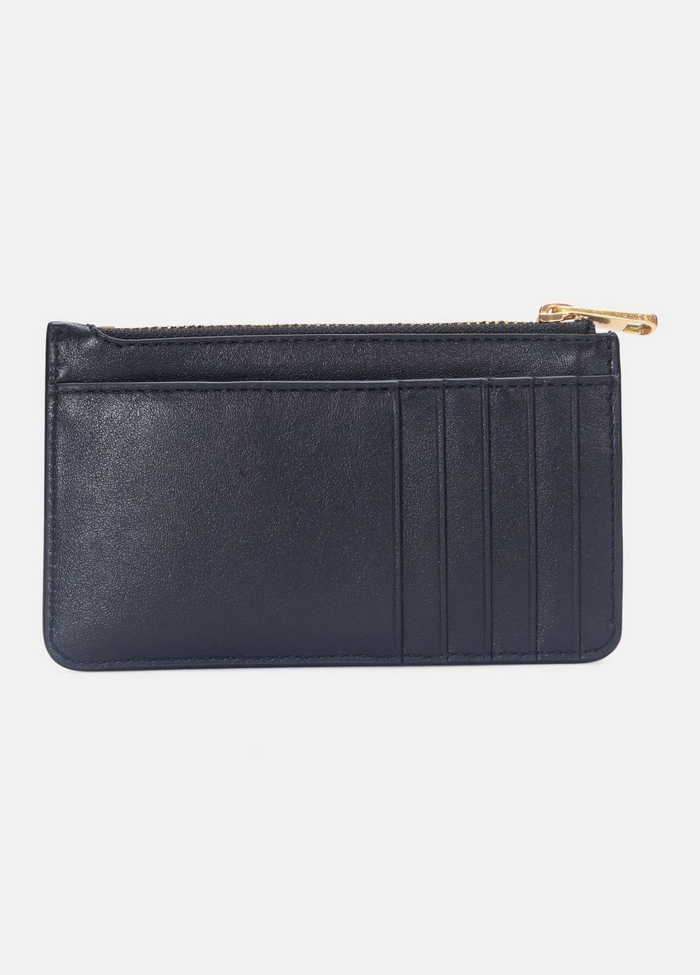 Vince Leather Zip-Top Card Case - Wallets