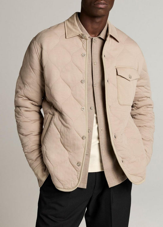 Vince Quilted Cotton-Blend Insulated Shirt Jacket - Jackets