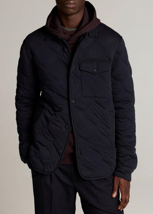 Vince Quilted Cotton-Blend Insulated Shirt Jacket - Jackets