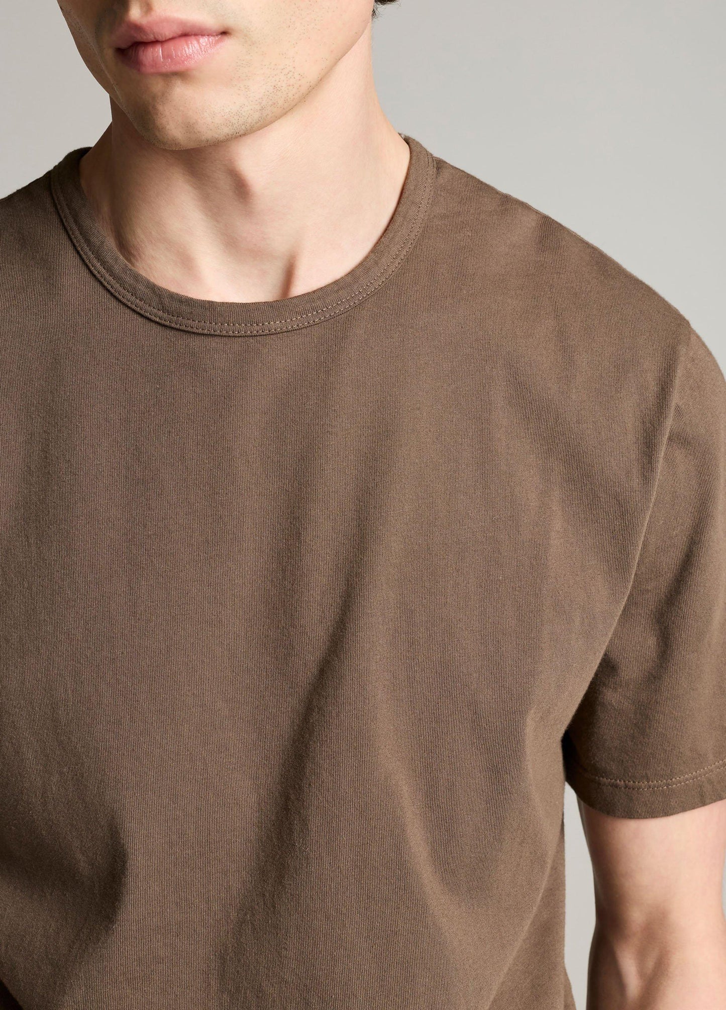 Vince Garment Dye Cotton T-Shirt - Short Sleeve