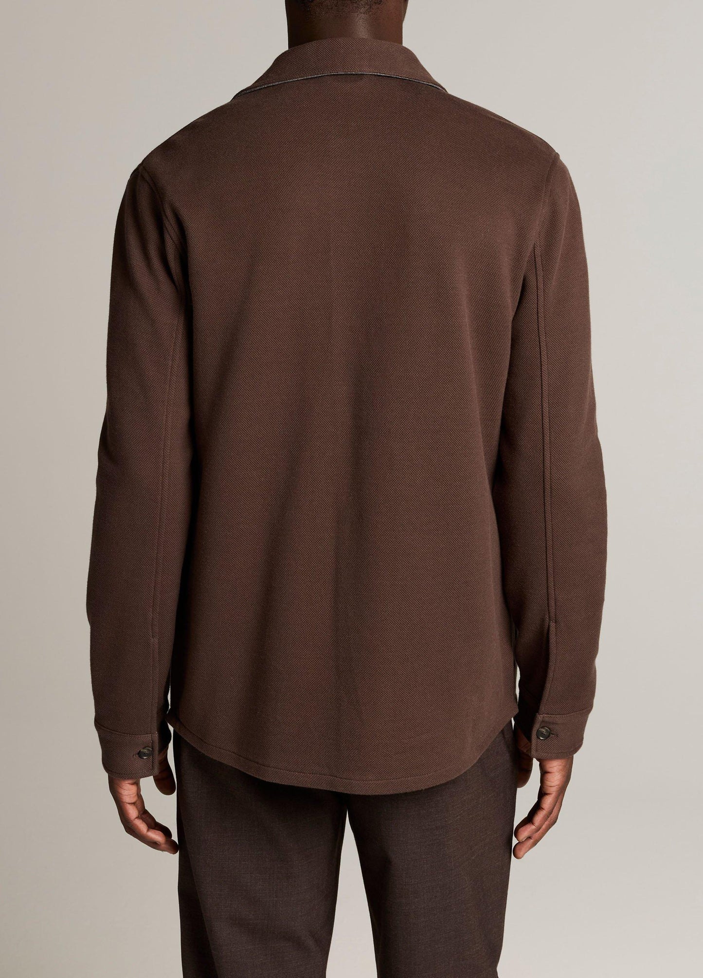 Vince Double-Knit Cotton-Blend Piqué Shirt Jacket - Jackets