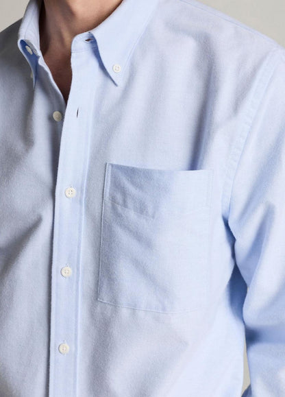 Vince Cotton Oxford Button-Down Shirt - Long Sleeve