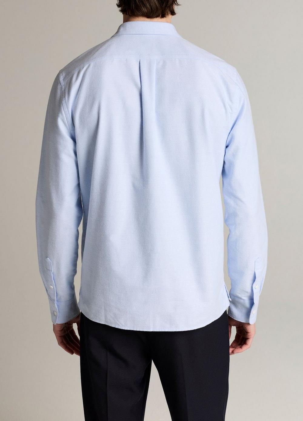 Vince Cotton Oxford Button-Down Shirt - Long Sleeve