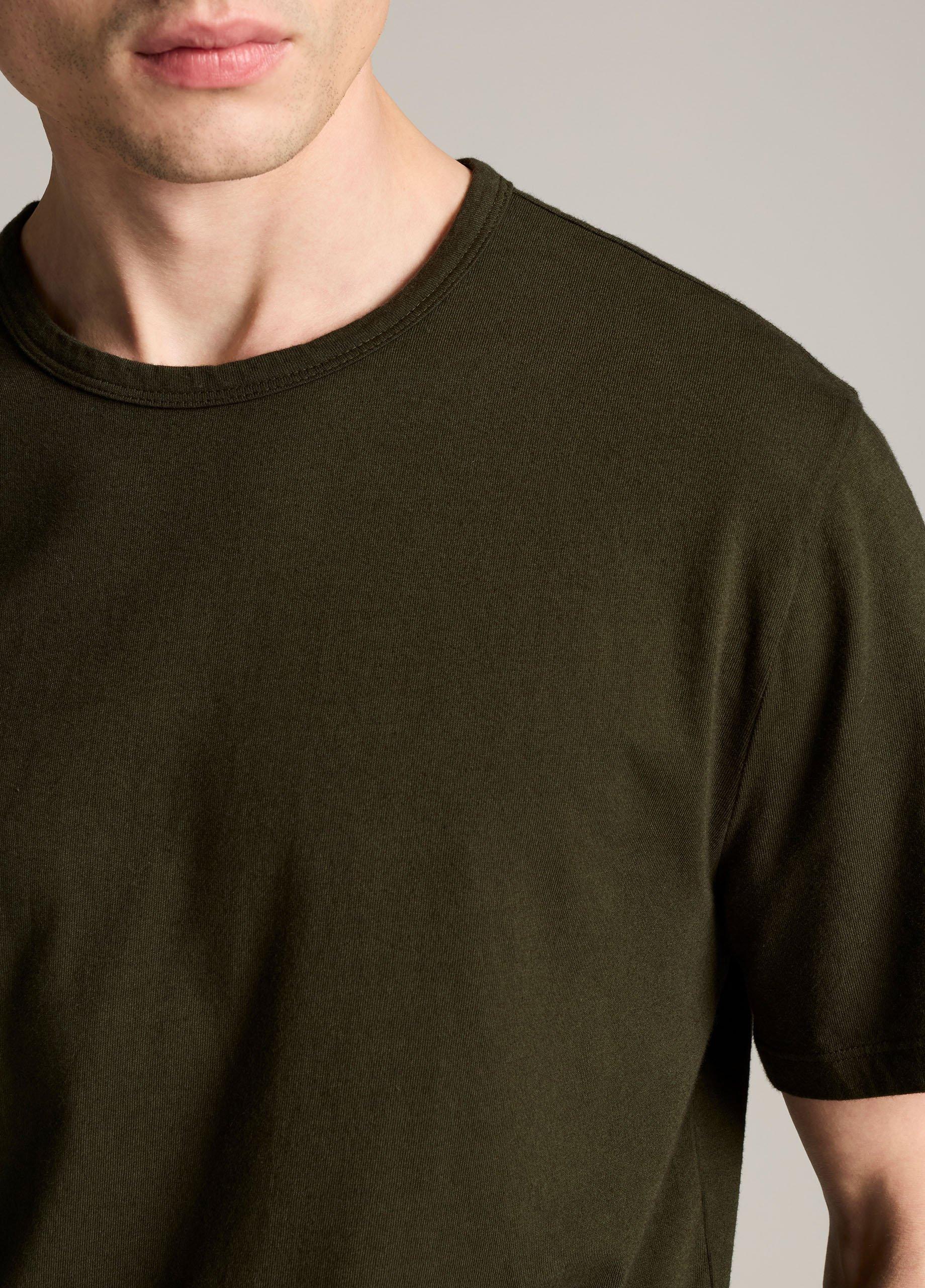 Vince Garment Dye Cotton T-Shirt - Short Sleeve