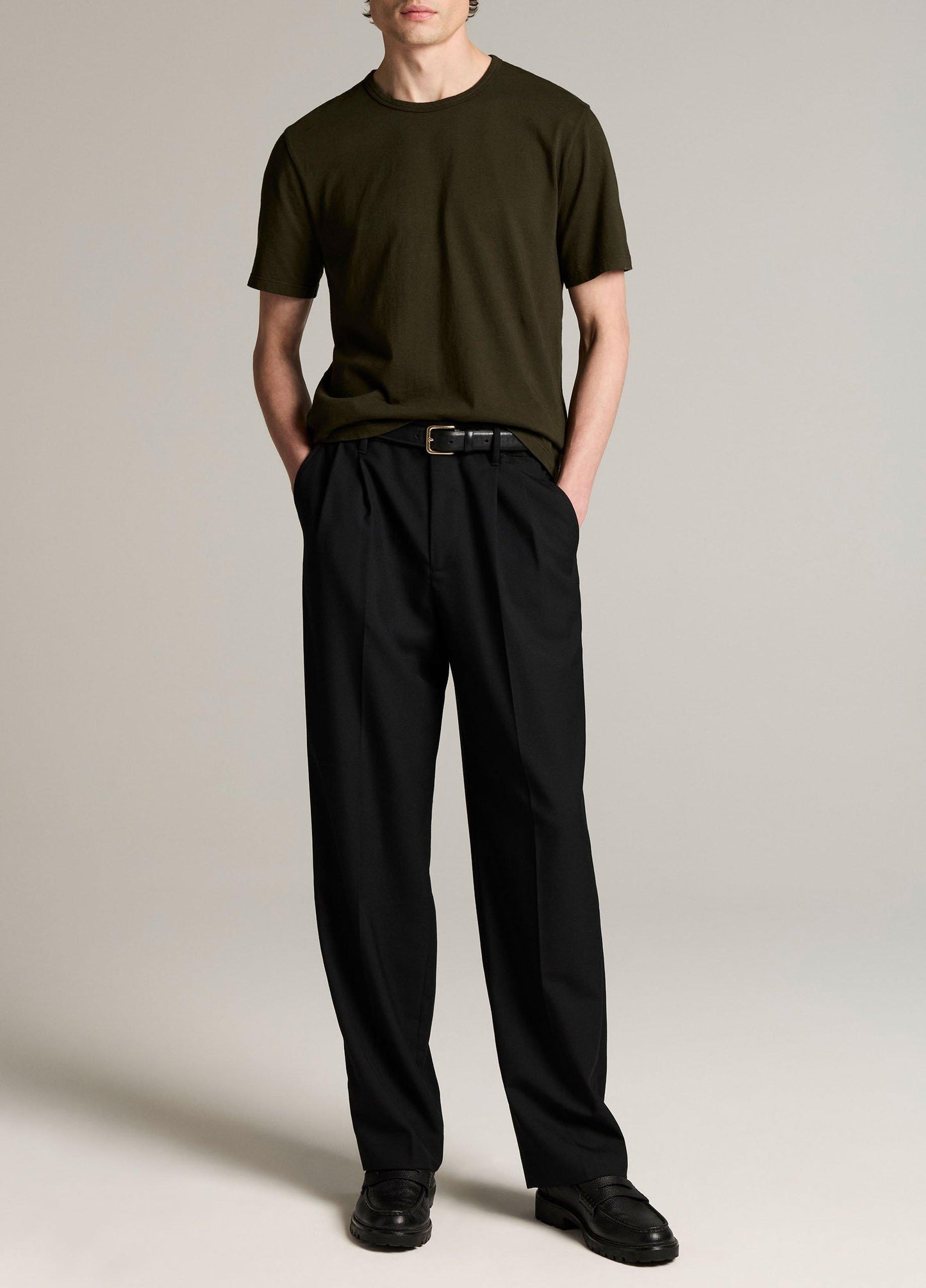 Vince Garment Dye Cotton T-Shirt - Short Sleeve