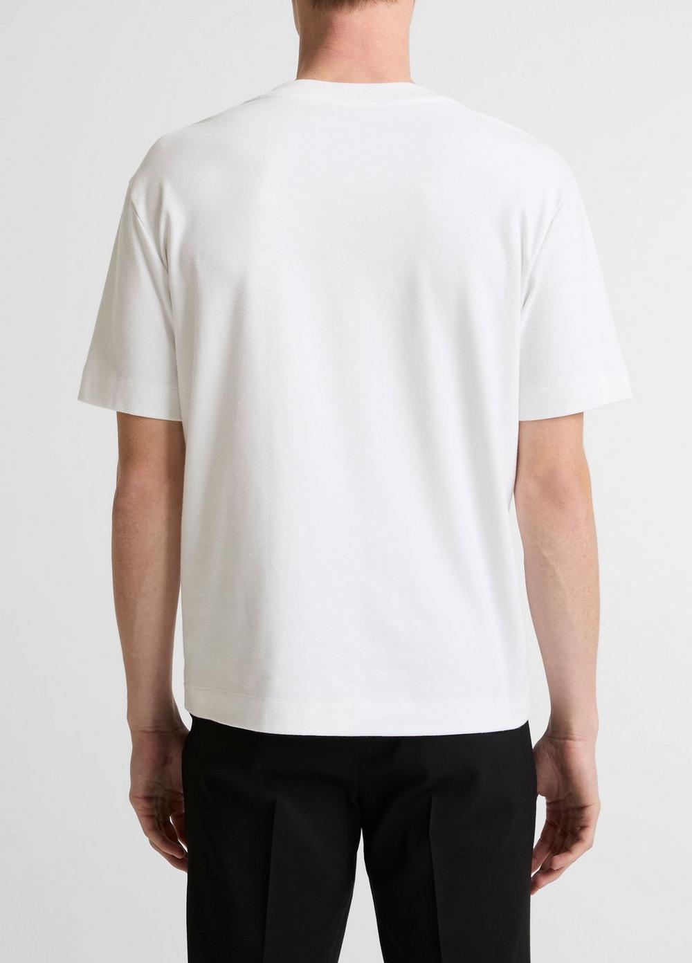 Vince Peached Cotton Jersey T-Shirt - Short Sleeve