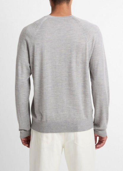 Vince Featherweight Wool-Cashmere Crew Neck Sweater - Crew Neck