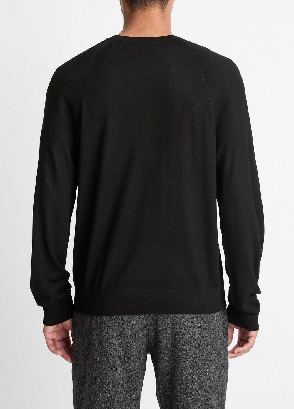 Vince Featherweight Wool-Cashmere Crew Neck Sweater - Crew Neck