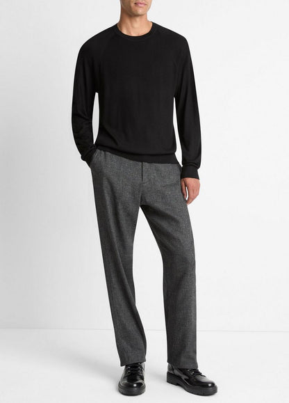 Vince Featherweight Wool-Cashmere Crew Neck Sweater - Crew Neck