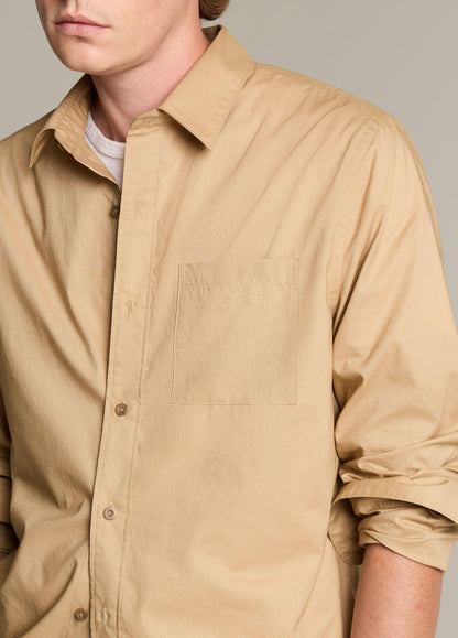 Vince Cotton Poplin Button-Front Shirt - Long Sleeve
