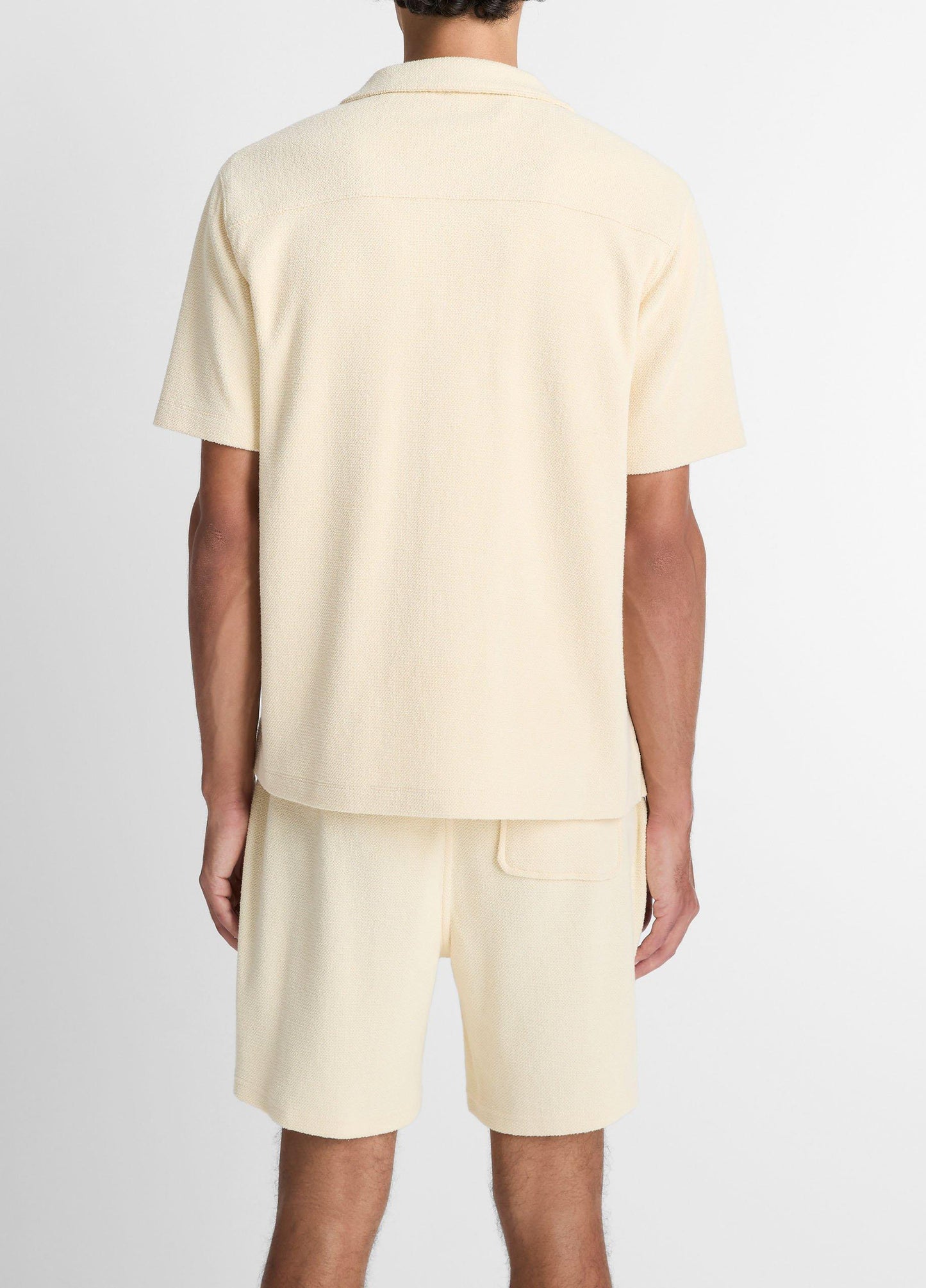 Vince Cotton Bouclé Cabana Shirt - Short Sleeve