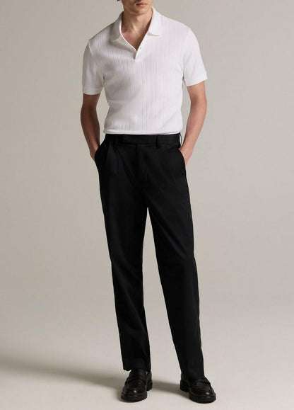 Vince Drop-Needle Stripe Pima Cotton Polo Shirt - Henleys & Polos