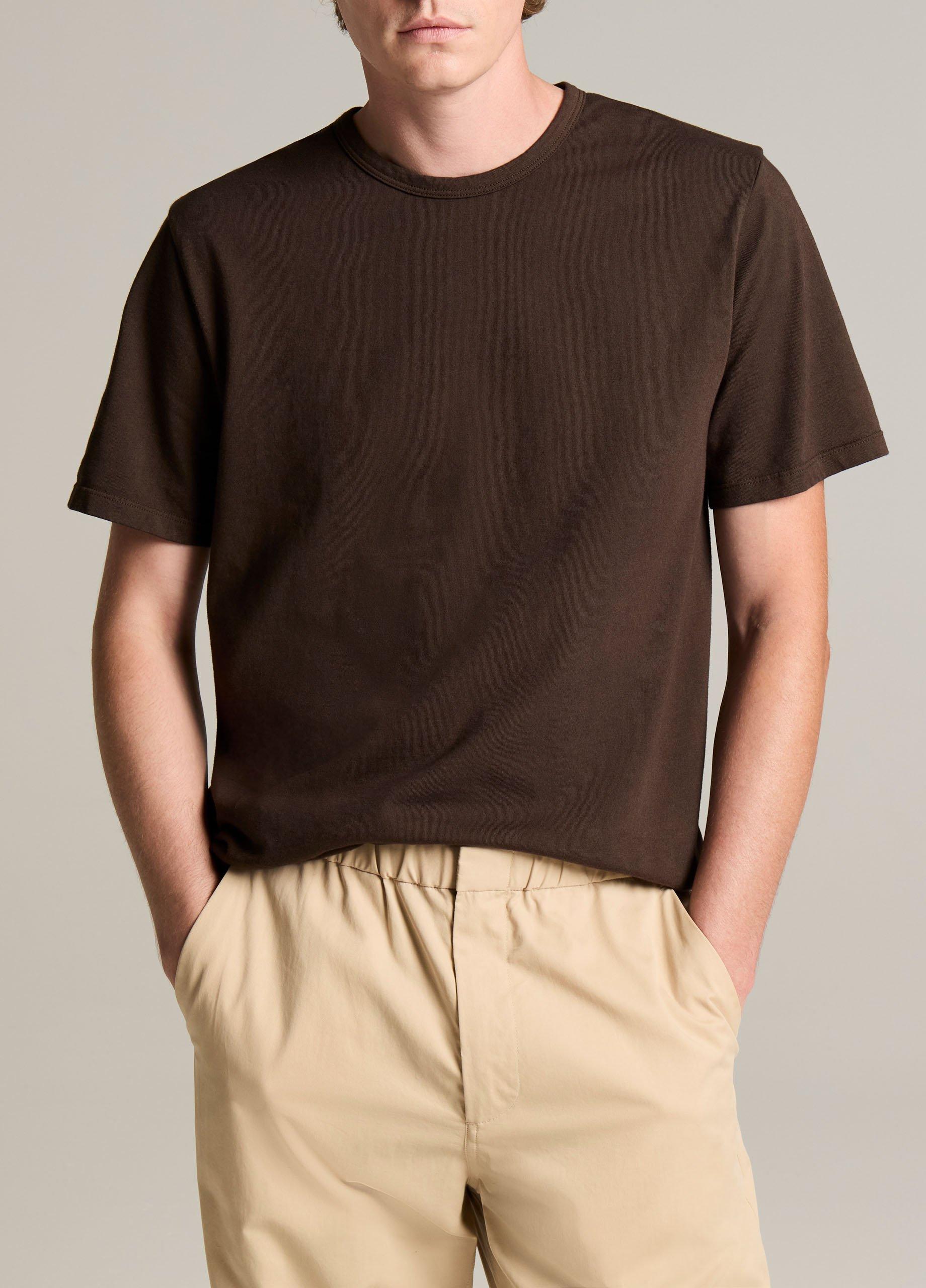 Vince Garment Dye Cotton T-Shirt - Short Sleeve