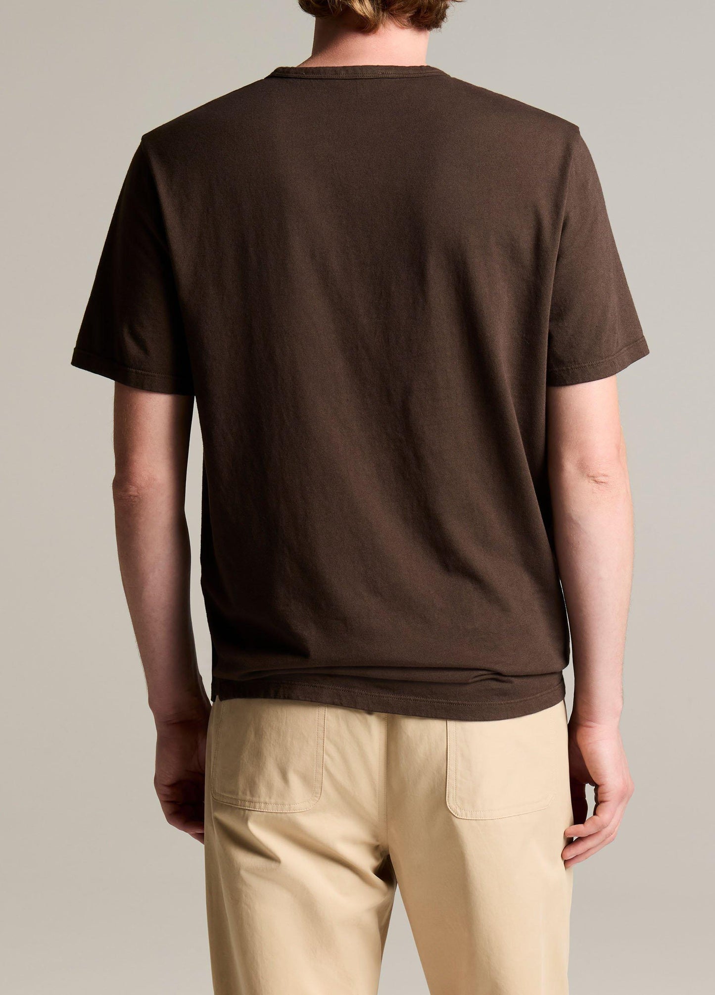 Vince Garment Dye Cotton T-Shirt - Short Sleeve