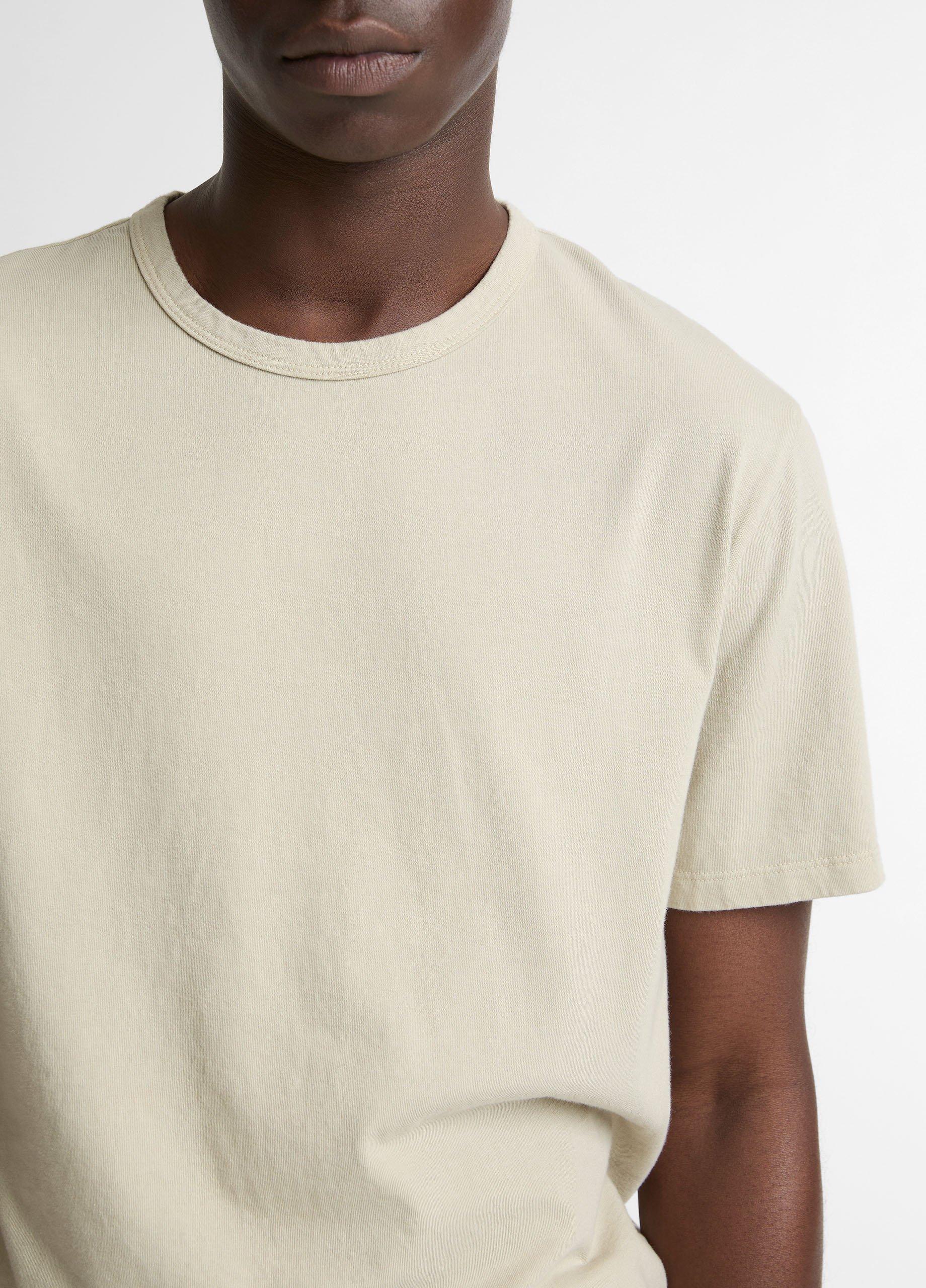 Vince Garment Dye Cotton T-Shirt - Short Sleeve