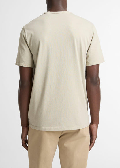 Vince Garment Dye Cotton T-Shirt - Short Sleeve