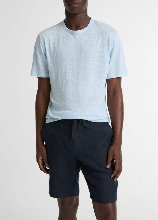 Vince Linen Jersey T-Shirt - Short Sleeve
