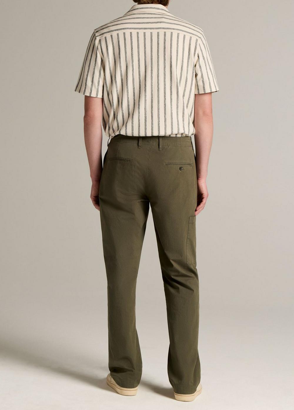 Vince Owen Athletic Stretch-Cotton Side-Pocket Trouser - Trousers